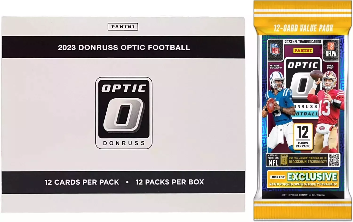 Football 2023 Panini Donruss Optic Fat Pack Box (14606)