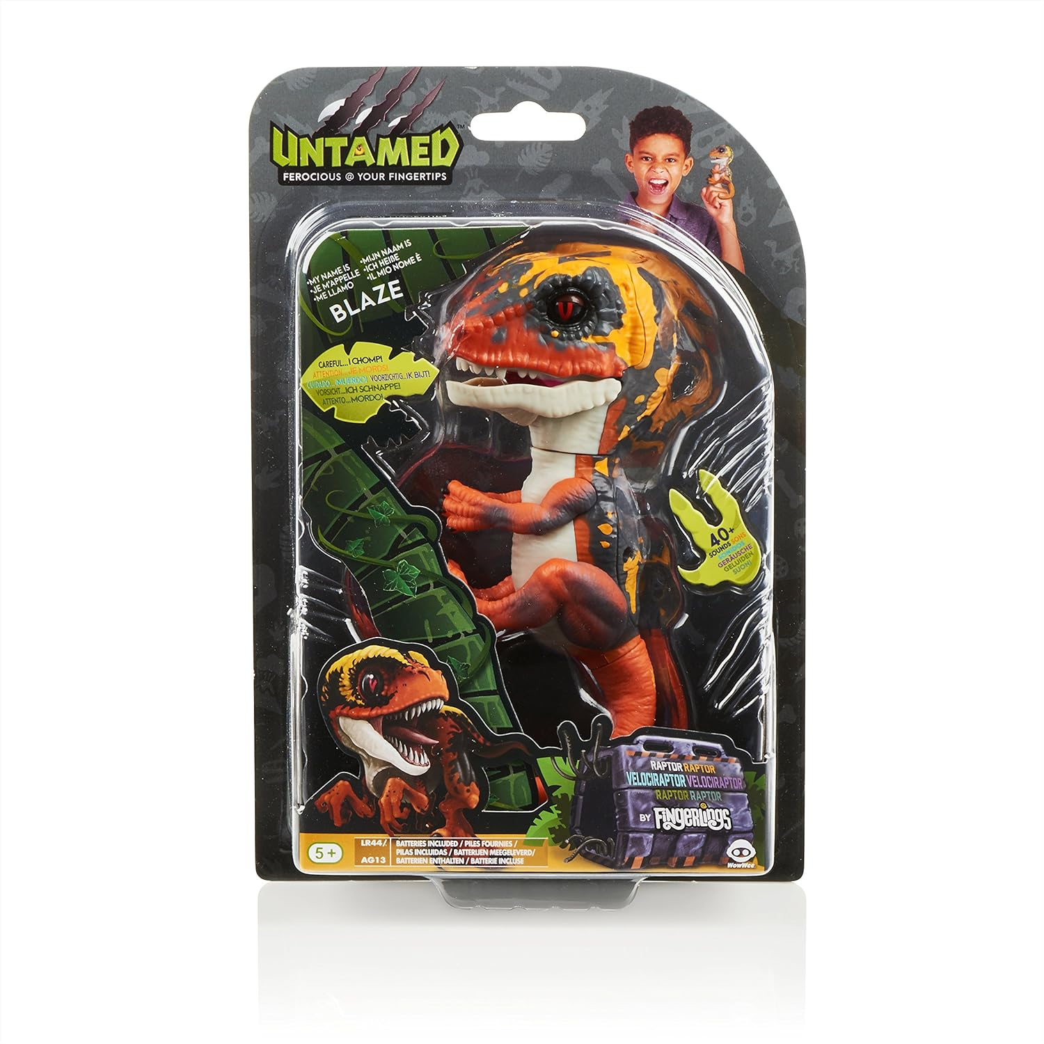 Fingerlings Untamed Raptor - Blaze (Orange)