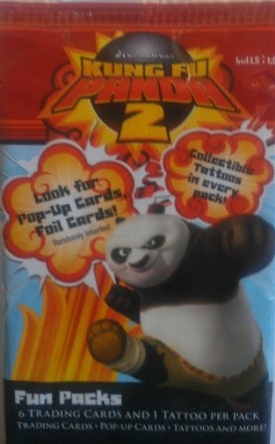 Kung Fu Panda 2 Lot of 24 Trading Card Fun Packs