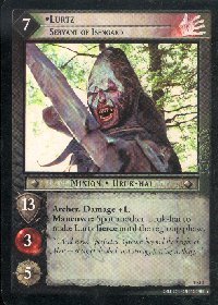 LOTR Large Lurtz Servant of Isengard Promo Card