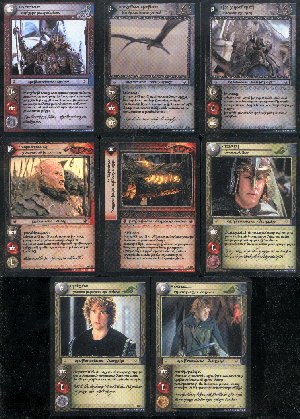 LOTR The Return of the King Anthology 17 Elvish Card Set