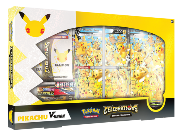 Pokemon Celebrations: Special Collection - Pikachu V-UNION 6ct Case