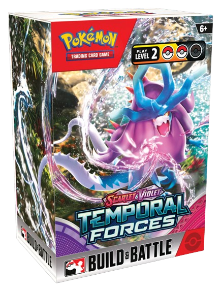 Pokemon Scarlet & Violet: Temporal Forces Build & Battle 10ct Display Box