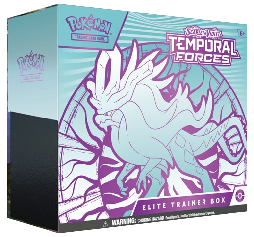 Pokemon Scarlet & Violet: Temporal Forces Elite Trainer 10ct Case ( Iron Leaves or Walking Wake )