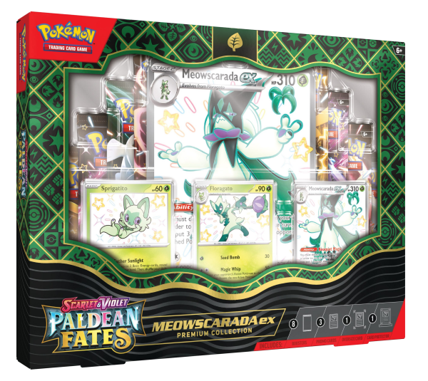 Pokemon Scarlet & Violet: Paldean Fates EX Premium Collection 6ct Case