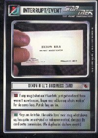 Star Trek Fajo Collection Dixon Hills Business Card