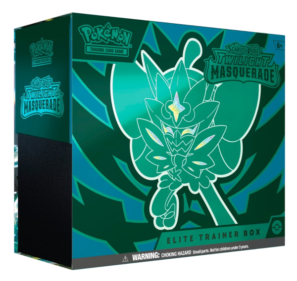 Pokemon Scarlet & Violet: Twilight Masquerade Elite Trainer Box ( Teal Mask Ogerpon )